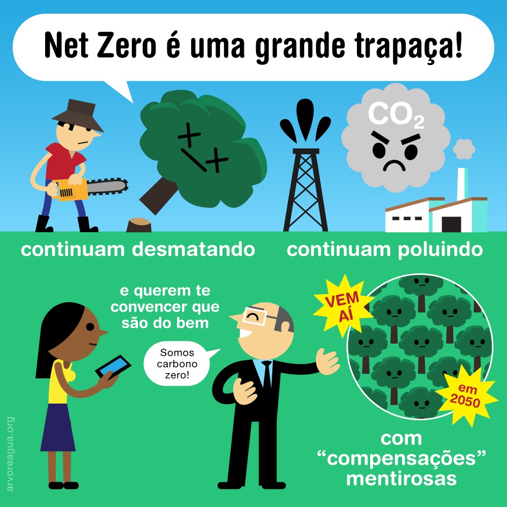 Net Zero é uma grande trapaça! – arvoreagua