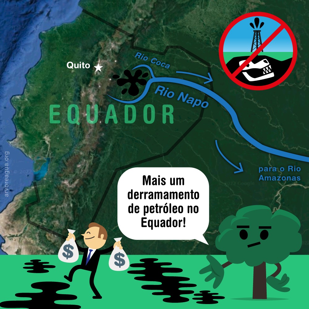Derramamento petróleo no Equador
