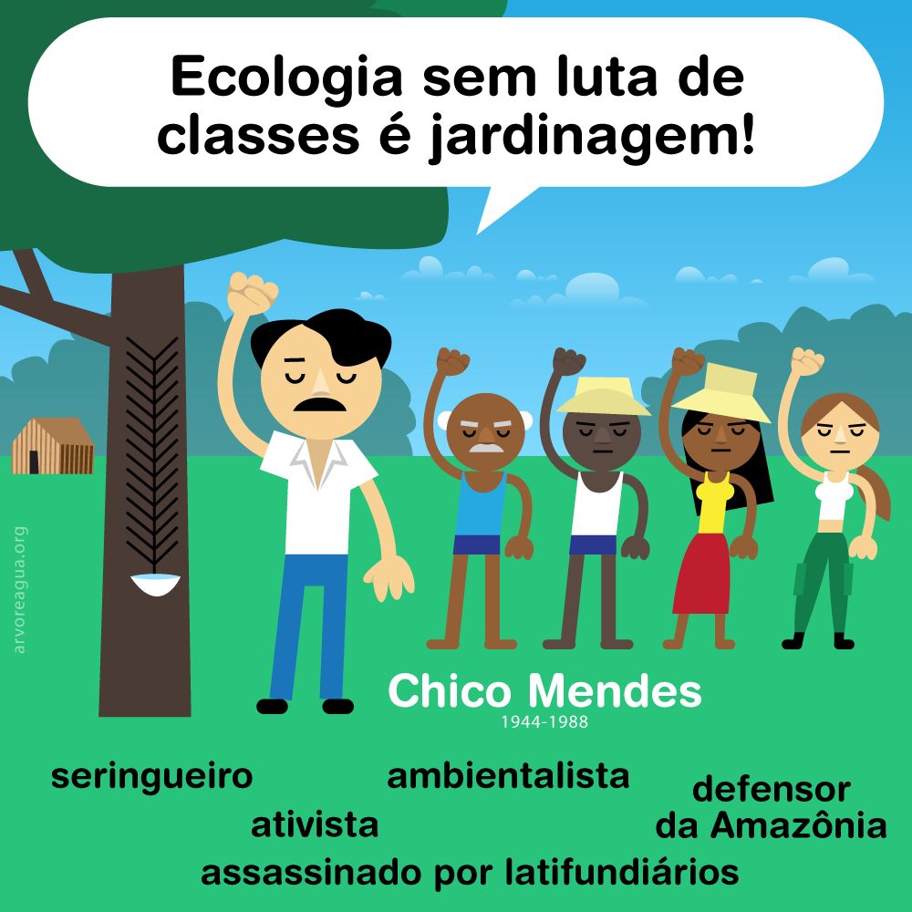 A vida pela floresta: Chico Mendes sob o olhar de um seringueiro Sem Terra